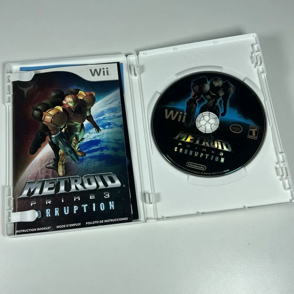 Metroid Prime 3 Corruption (Nintendo Wii) Complete* Tested*